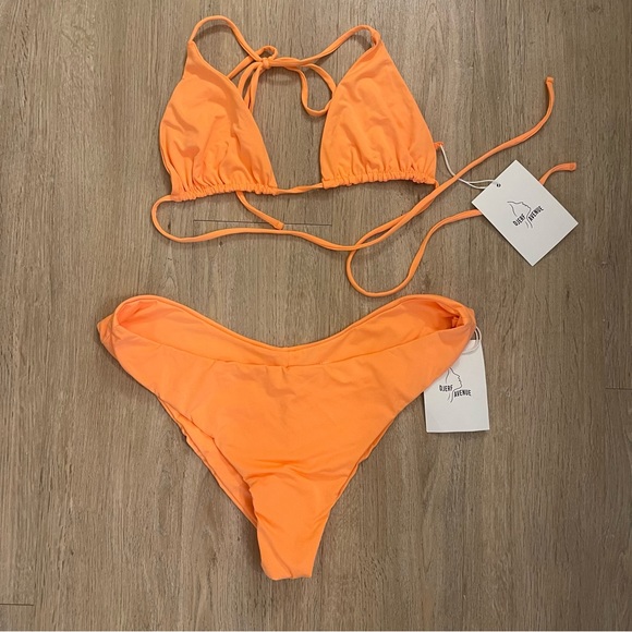 Djerf Avenue Tangerine Swimsuit BNWT - Picture 3 of 8